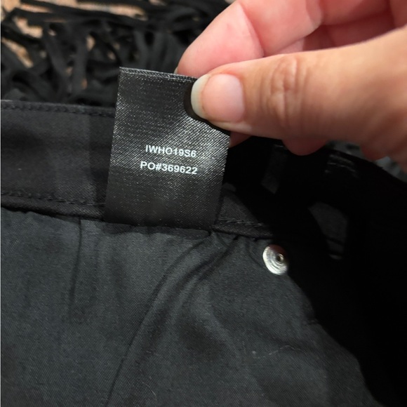 Idyllwind Shake It Black Denim Fringe western mini Skirt size 6 small - Picture 8 of 9